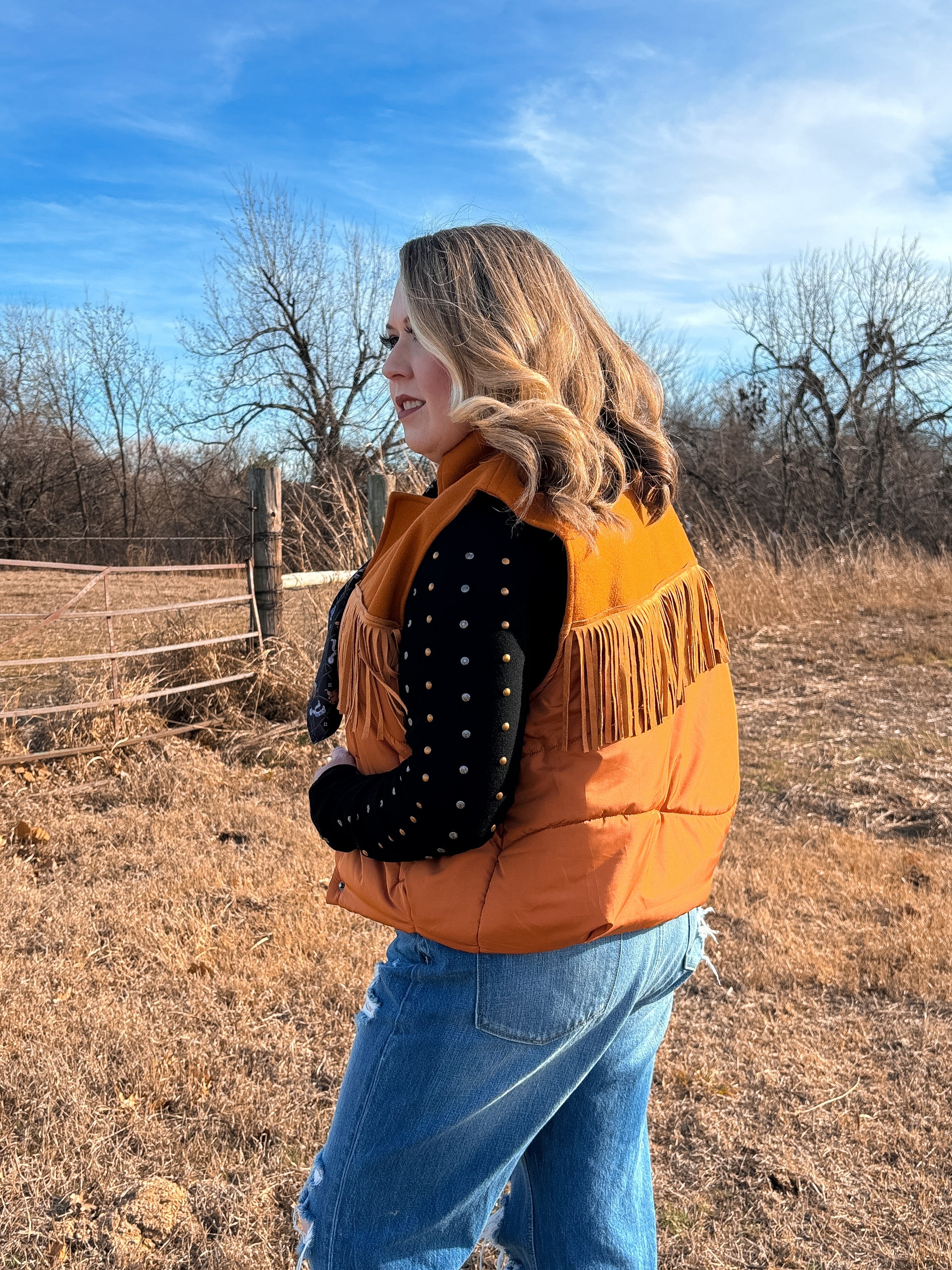 The Y’all Fly Vest - Saddle